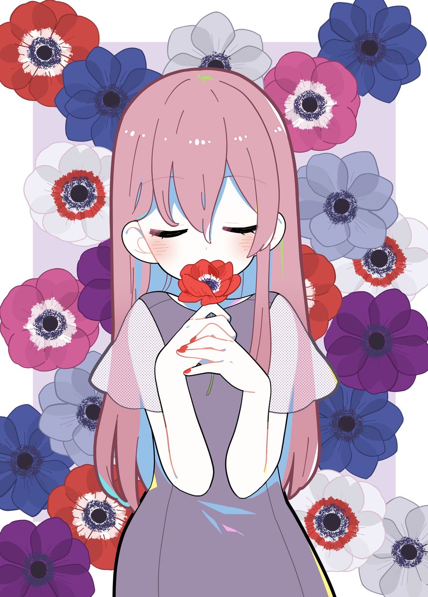 「アネモネ 」|一束：イラスト＆Live2Dのイラスト