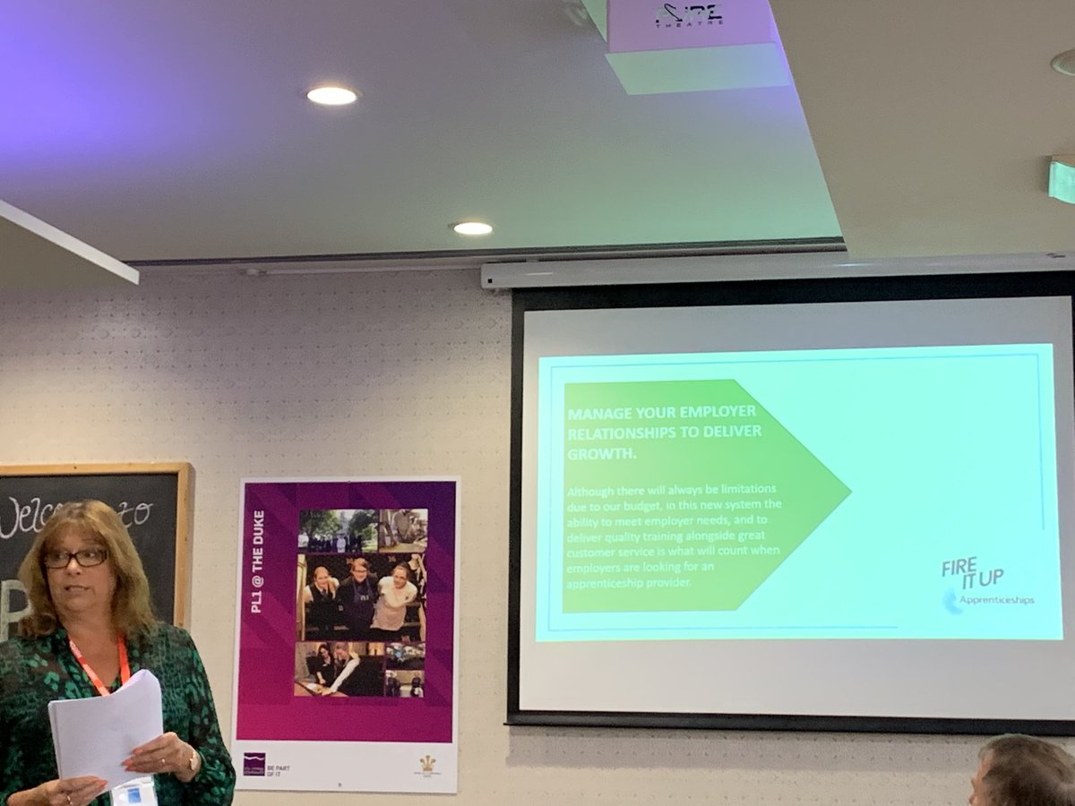 Interesting presentation from ⁦⁦@ESFAgov⁩ about the changes to apprenticeship funding and the importance of high quality employer engagement. ⁦@cityplym⁩