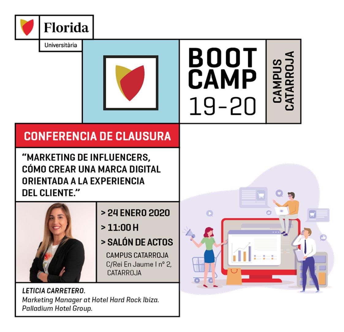 floridauni's tweet photo. Está pasando ahora! Marketing de influencers, cómo crear una marca digital orientada a la experiencia del cliente” @LetiCarretero en @floridauni  😱 👏👏👏 #Bootcamp #gradoADE #gradoTURISMO https://t.co/MXEl0dnb1G