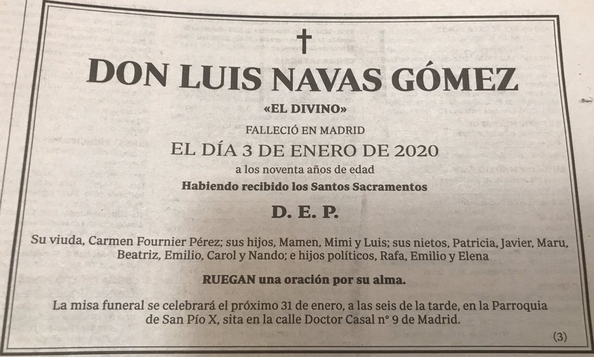 Manelsaus's tweet photo. Es veu que "El Divino" també demanava terra. #EsquelesABC https://t.co/honk6guURo