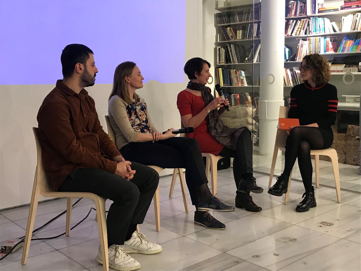 KDiyalog's tweet photo. The second term participants of Be Mobile Create Together! were in a conversation at İKSV Alt Kat. Guest artists made presentations about their art practices and their process in Istanbul.
#InterculturalDialogue #CreatingNewStories #EUCulturalDialogue
@bemobile_ct @yeeorgtr https://t.co/JguMVErOlm