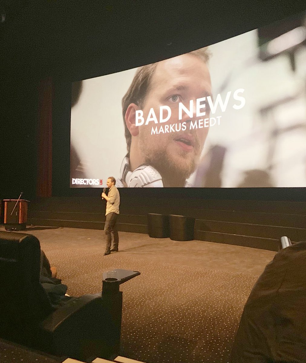 Oli_Higginson's tweet photo. Phenomenal work from @markusmeedt and the whole team behind #badnews screened last night @vuecinemas West End with @Directors_UK #challengeTRINITY awesome performances from #edhogg @VeeSethu #rhonacroker  &amp; #meaghanmartin ❤️ 👏👏 https://t.co/yhDaycgoNH