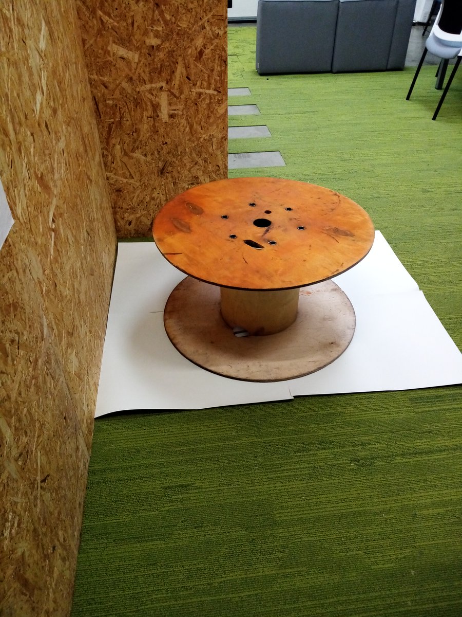 EducationReal's tweet image. Our learners spotted this old reel and saw an opportunity! They've been busy working together to transform the reel into a table to use in their reading area. Have a look at the before and after pictures!
#Teamwork
#Upcycling  
#RecycleandReuse