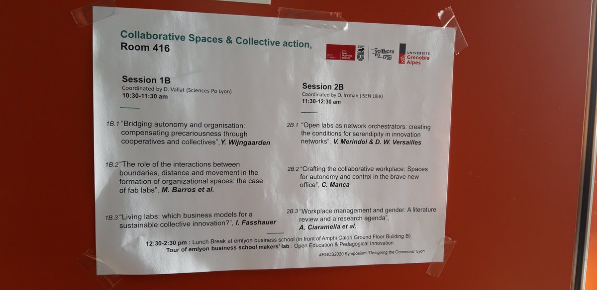 collspaces's tweet image. #RGCS2020 Day 2 @EMLYON &apos;converstations&apos; Unconventional presentations of academic papers on #commons #futureofwork #coworking #DigitalTransformation #opensource #SmartCity #collaborativespaces and so on!!