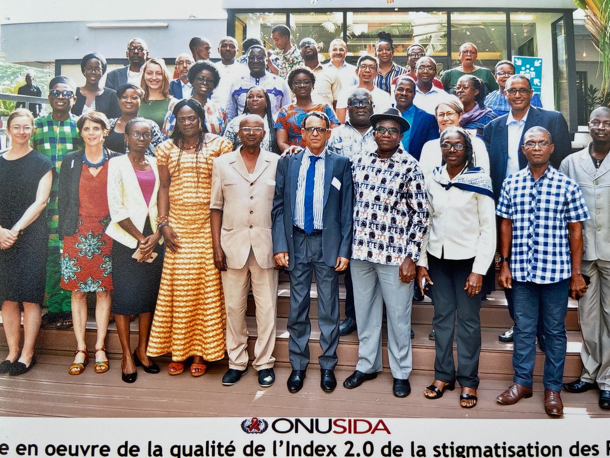 gnpplus's tweet photo. Over the past 3 days, representatives from Stigma Index country teams from 7 African countries  have gathered to attend a workshop  on the Quality implementation of the PLHIV Stigma Index 2.0 sampling methodology &amp; strategic use of data  in Abidjan organized by
@UNAIDS  &amp; GNP+ https://t.co/xAojNUThUy