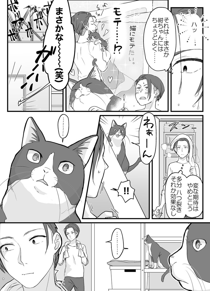 猫にモテたい。 