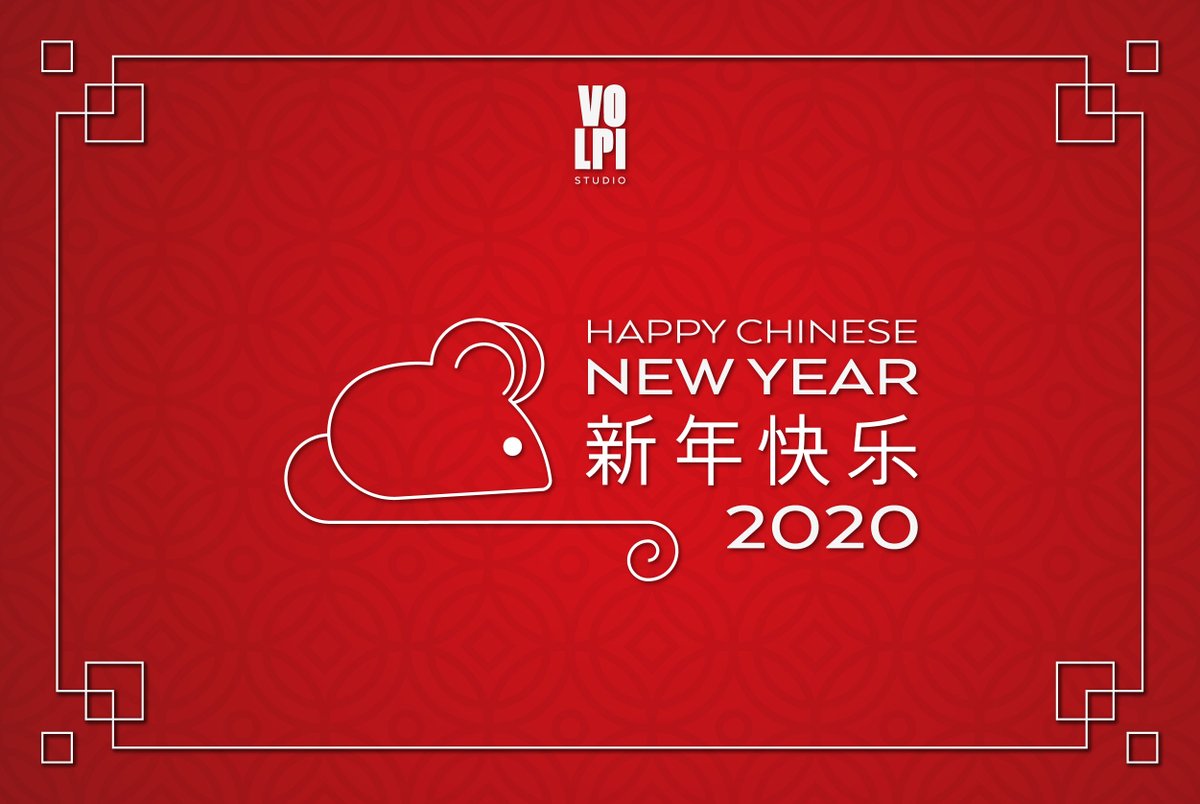 StudioVolpi's tweet photo. #GongXiFaCai !
We wish a very Happy #ChineseNewYear to our friends, 2020 is the #YearOfTheRat and we hope it may brings good #health, #happiness and #prosperity to you all.
#LunarNewYear #HappyNewYear #China #Celebrations #ChineseNewYear2020 #Rat #StudioVolpi #innovation https://t.co/Xn8W1Mrd6j