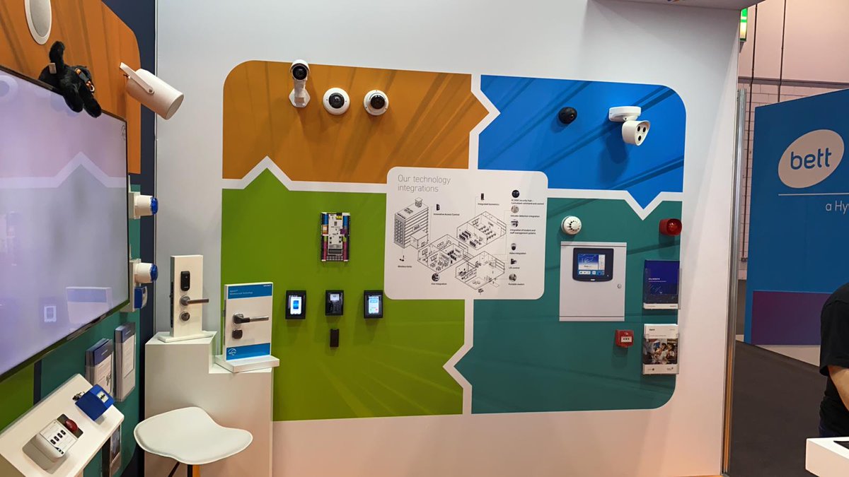 At #Bett2020 we've been speaking with people about integrated building management - IP-CCTV, access control, intruder and fire detection all integrated together- drop by stand NN73 to find out more.