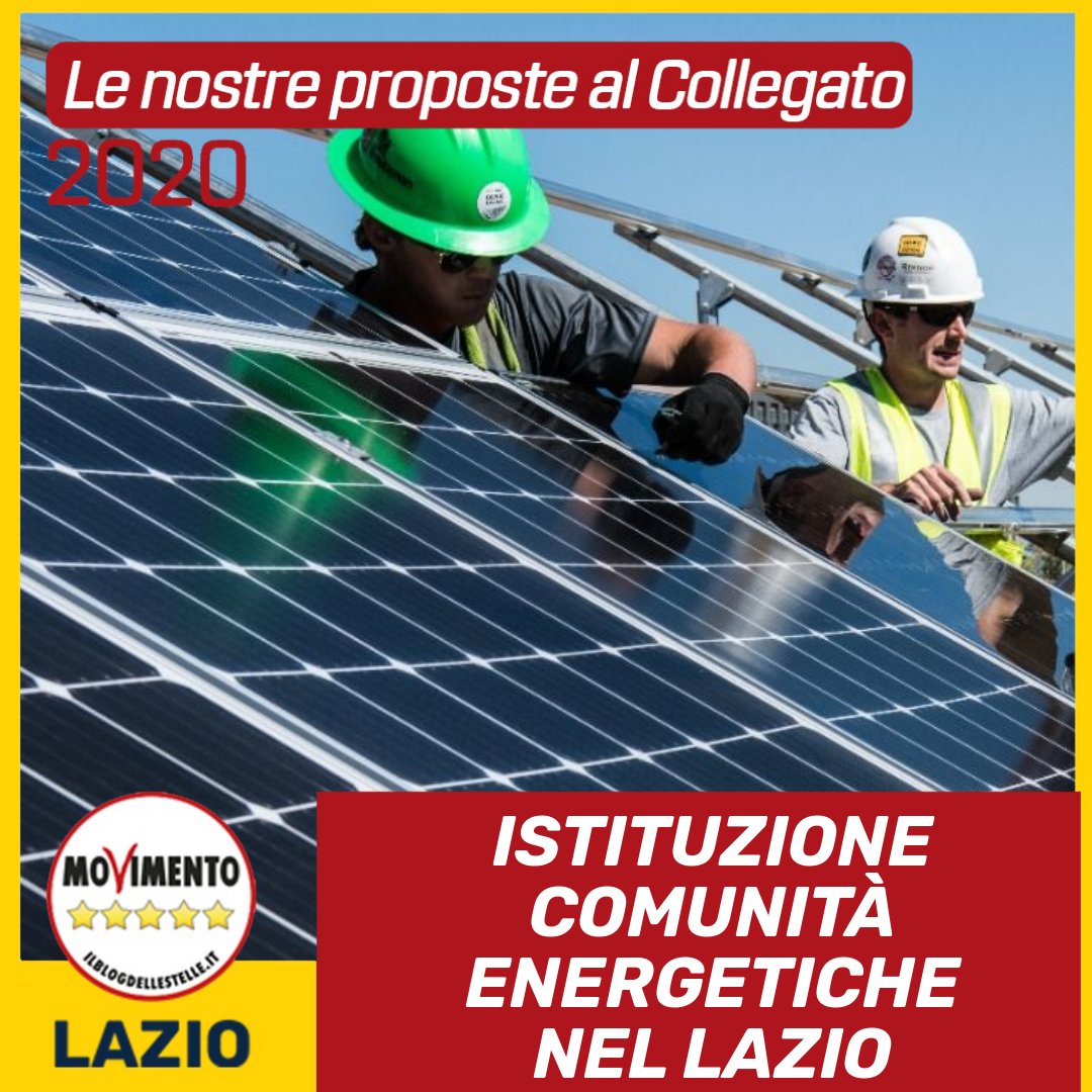robertalombardi's tweet photo. ✔️ IN ARRIVO ANCHE NEL LAZIO LE COMUNITÀ ENERGETICHE
Ieri è stato approvato un mio emendamento al #Collegato2020 che istituisce le #ComunitàEnergetiche: ovvero #cooperative o #comunità di #autoconsumo e condivisione energetica tra #famiglie e #imprese➡️➡️https://t.co/HJvMInEXGY https://t.co/bY4eEtsLrt