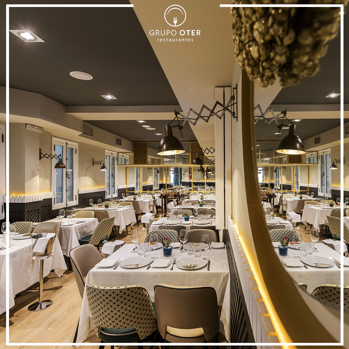 GRUPOOTER's tweet photo. ¿Plan para el fin de semana? Visita nuestra recién reformada #TabernaModerna 👏🌟 Más cómoda y elegante https://t.co/qkoYNSG40q
