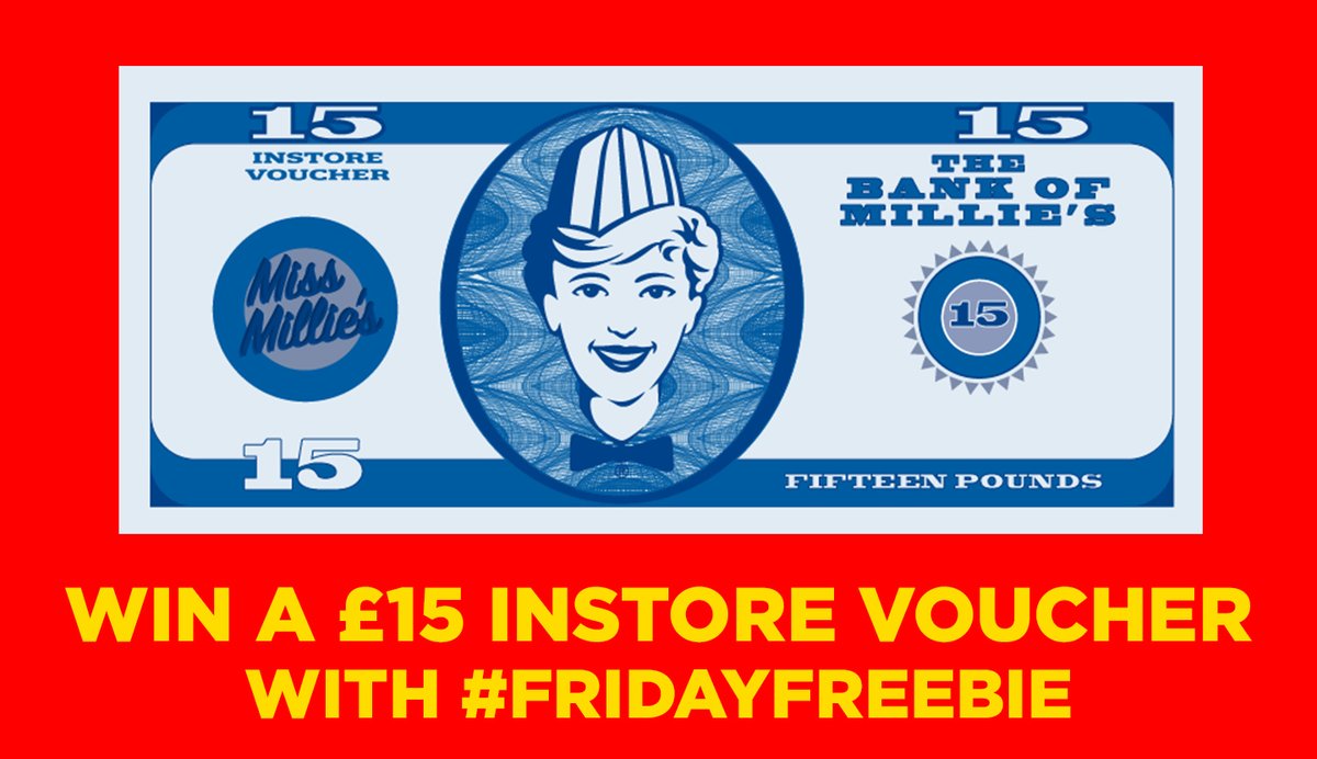 Miss_Millies's tweet photo. 2 competitions in 1 week including with the return of #FridayFreebie 🤩💷You know what to do, simply follow our page &amp; retweet this post for your chance to win, winner announced around 4pm x https://t.co/PhNlhAgfHe