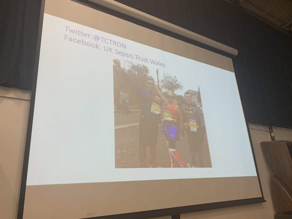 Back at Cardiff High School for 2nd #sepsis assembly this week and another amazingly attentive group. Thanks to <a href="/officialCHS/">CHS</a> for giving <a href="/UKSepsisTrust/">The UK Sepsis Trust</a> the opportunity to pass on these important healthcare messages to 500 14-16 yr olds plus staff. Even <a href="/nicbrinning/">Nicola Brinning</a> was involved !