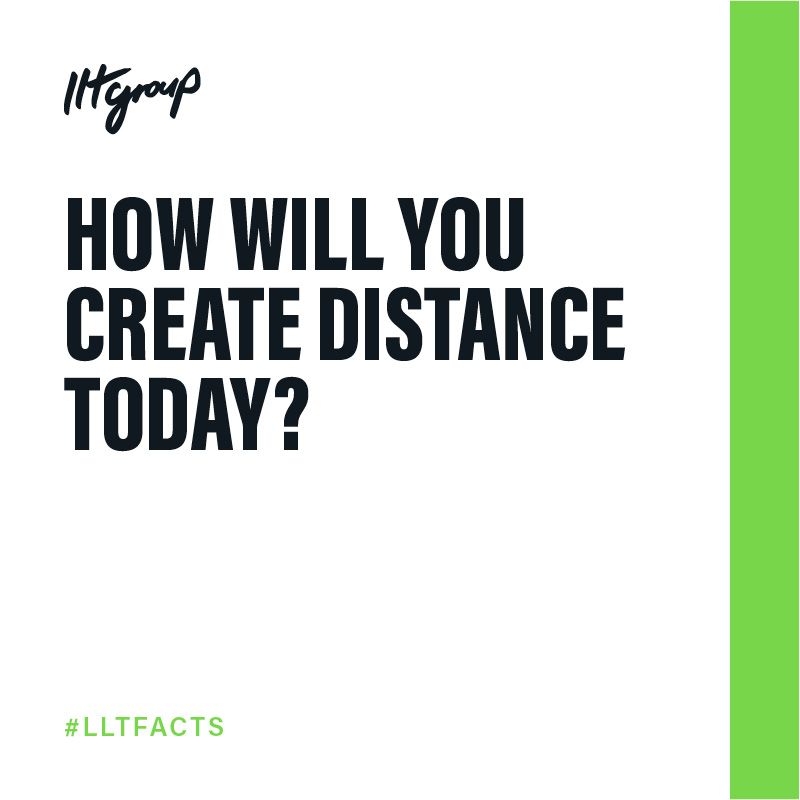 You putting in the work on a Friday, while others are dozing off, MATTERS. #CreateDistance #GetSh*tDone #LLTWorkflow