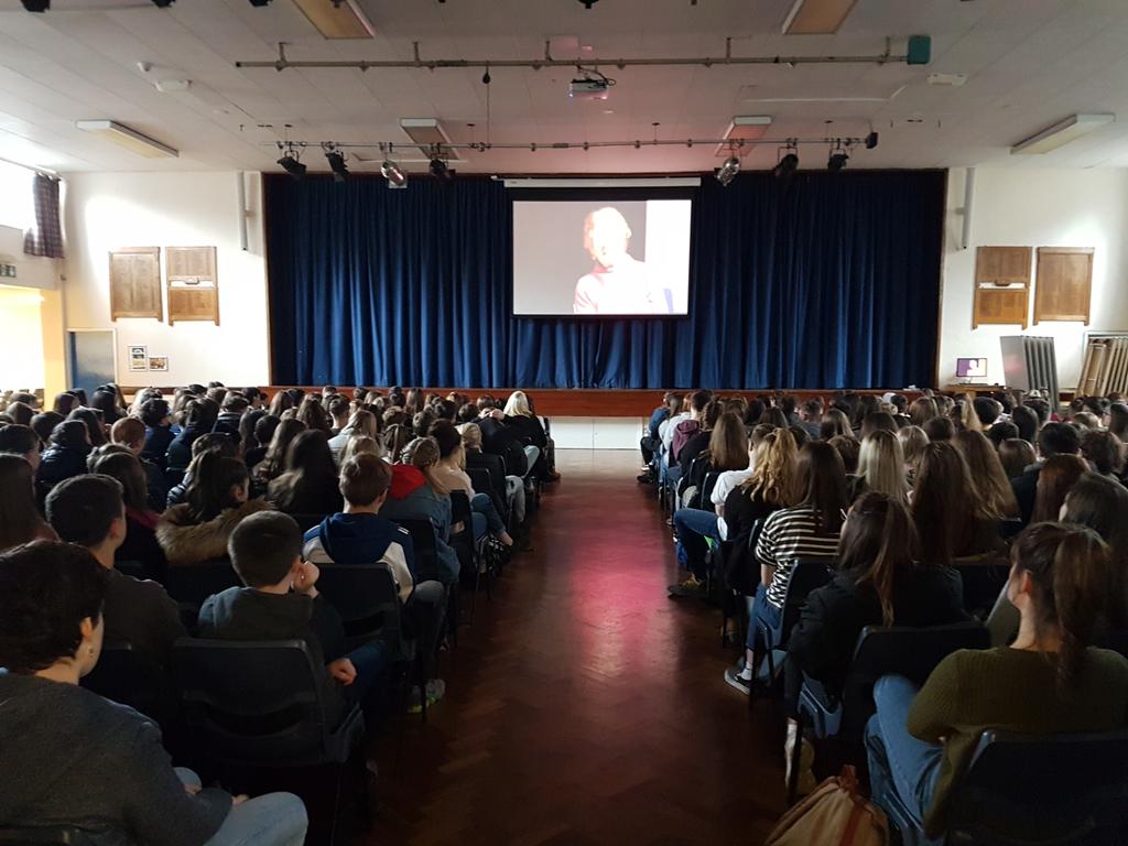 CCS_History's tweet photo. Y9 and 6th Form Holocaust Memorial Day Survivor Webcast with Susan Pollock. #HET #InspireEmpowerExcel https://t.co/z6EgIoErhx