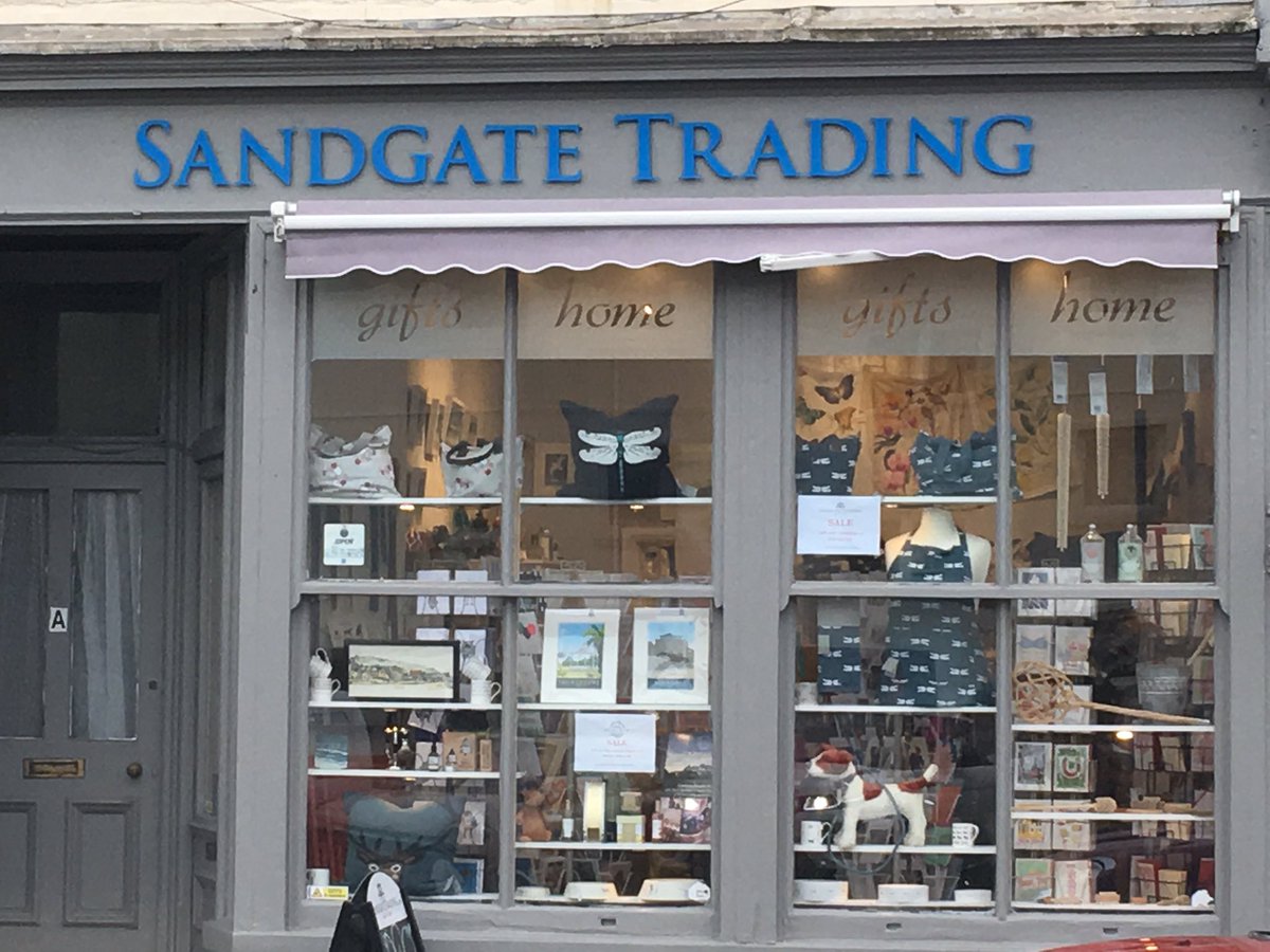 It is beautiful and calm down at #Sandgate #Folkestone #Kent this morning. Just about to deliver some lovely @White_One_Sugar cards, magnets and prints to our wonderful stockists at Sandgate Trading. Pop down and check out their gorgeous shop! @sandgatekent @VisitFolkestone
