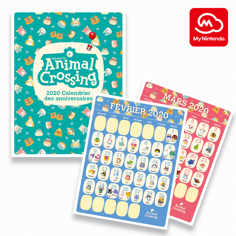 Nintendo France Ne Manquez Plus Les Anniversaires De Vos Personnages Preferes Le Calendrier Des Anniversaires Animalcrossing A Imprimer Vous Meme Est Disponible Comme Recompense Sur My Nintendo Obtenez Le Des Nintendo France Ne Manquez Plus Les Anniversaires De Vos Personnages Preferes Le Calendrier Des Anniversaires Animalcrossing A Imprimer Vous Meme Est Disponible Comme Recompense Sur My Nintendo Obtenez Le Des