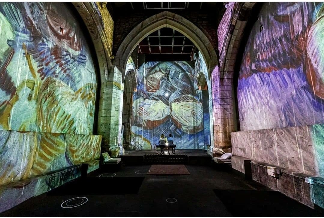 DiscoverLeices's tweet photo. Van Gogh Expo, a 360 degree immersive art experience is coming to Leicester from 7th February at All Saints Church.

Digital projections of Van Gogh's work are a new way of looking at familiar artworks, to give you a really different &amp; immersive experience.🖼🎨 https://t.co/odGCi8wQE7