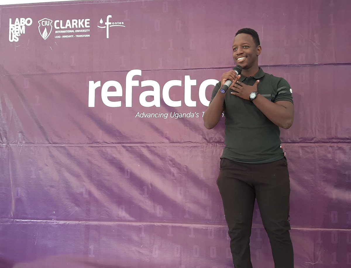 refactory_acad's tweet photo. Come with an open mind. Be like a sponge, absorb all they are teaching because you need it all. 
#TechDoneRight #TGIF 
@LaboremusUganda @FontesUganda 
@CIUuga https://t.co/oI6oD1lzkE