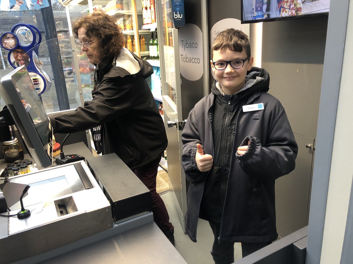 Year6BC's tweet image. Shopping time...have you got any id? #6LD #6HL