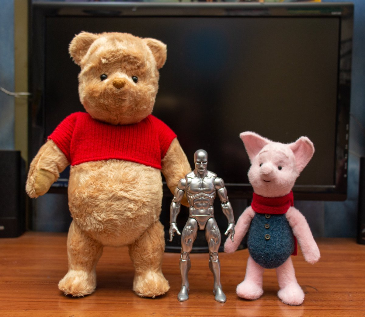 HOTTOYS プーさんwithピグレットのレビューです。完全なるぬいぐるみ