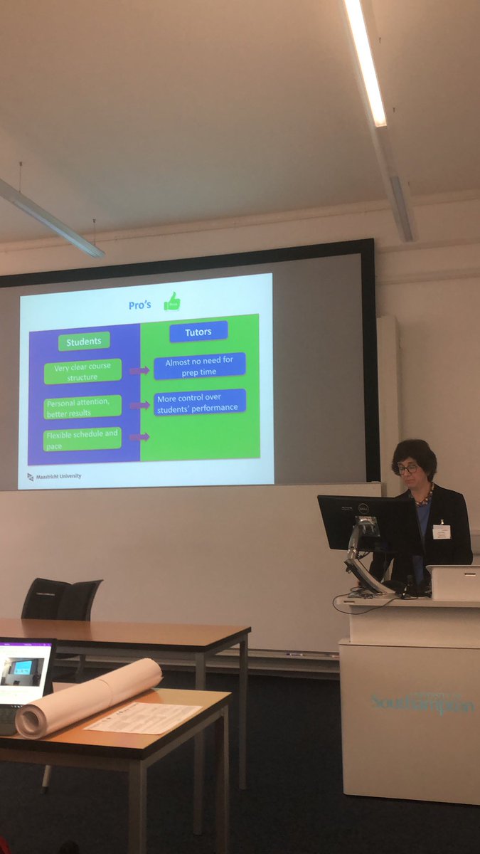 Laura Capitani drawing conclusion about her online Italian course at Maastricht #elearn2020