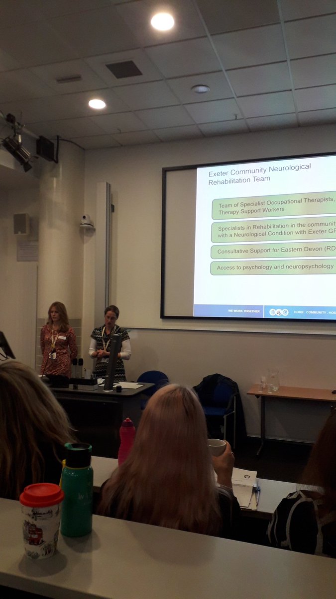 CLovegrove_OT's tweet photo. Great to see OT Anna Hill and PT Lisa Butlertalking about community rehabilitation for people with FND.
#FND #developingFNDservices https://t.co/VBogqPe3Vy