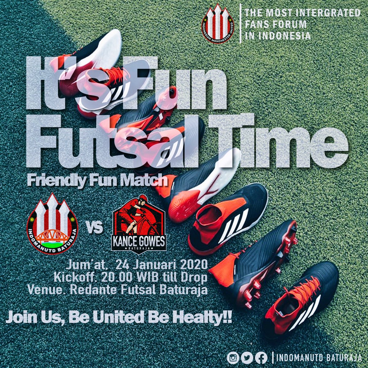 Long time no see..it's futsal time with <a href="/indomanutd/">Indonesian Manchester United</a> Baturaja