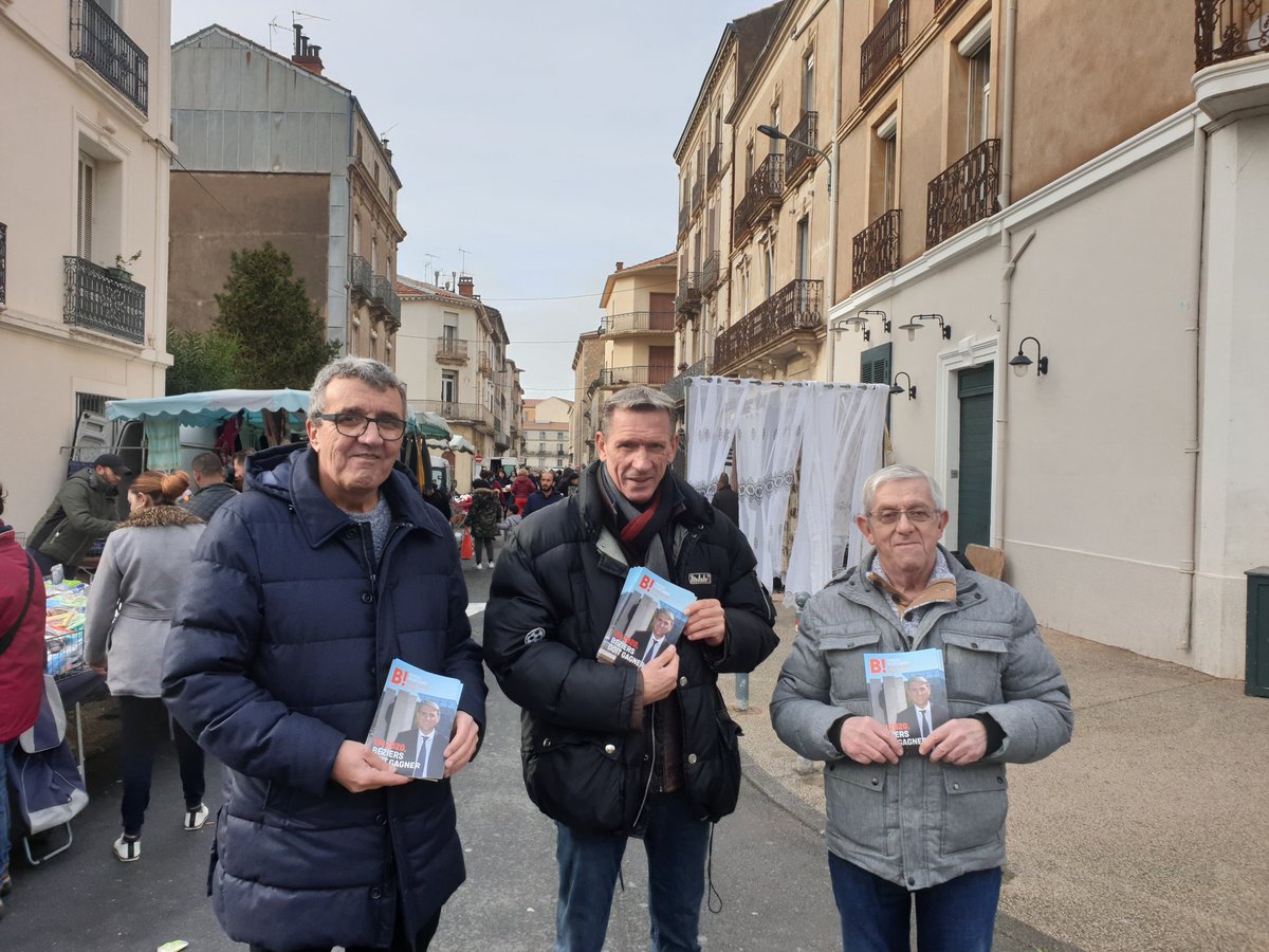 PascalRESPLANDY's tweet photo. Toujours sur le terrain à #Béziers au contact des Biterrois, au marché David d'Angers ❗Sèm Força 🔴🔵 https://t.co/TrKD8SIzG7