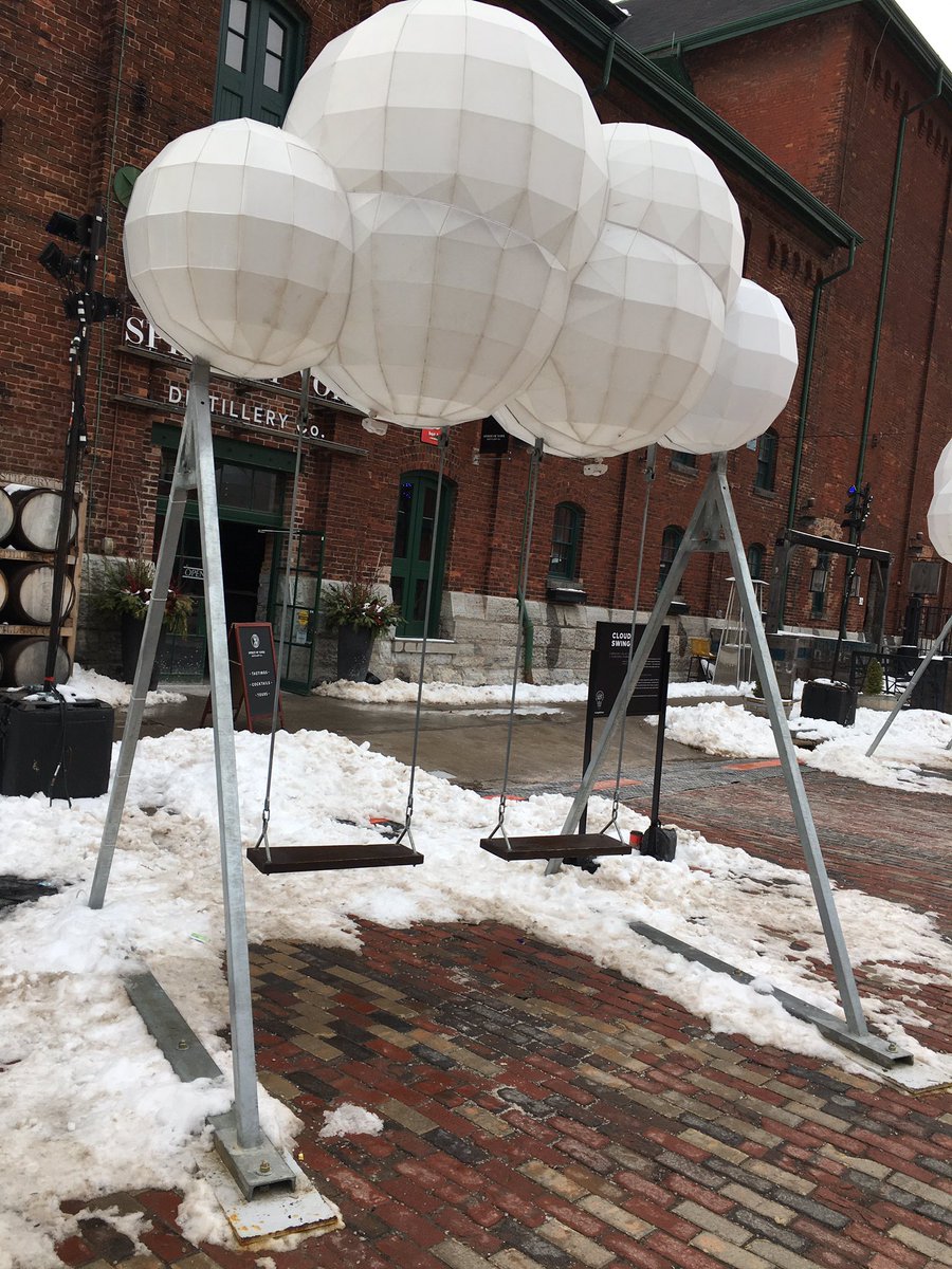 kerry_truman's tweet image. before the taxi arrived to take us to the airport we had chance to head down to the historic distillery area of #Toronto.. lots to see in the short time we had and plenty of #DesignTO lighting sculptures around the place.. #culture @tolightfest