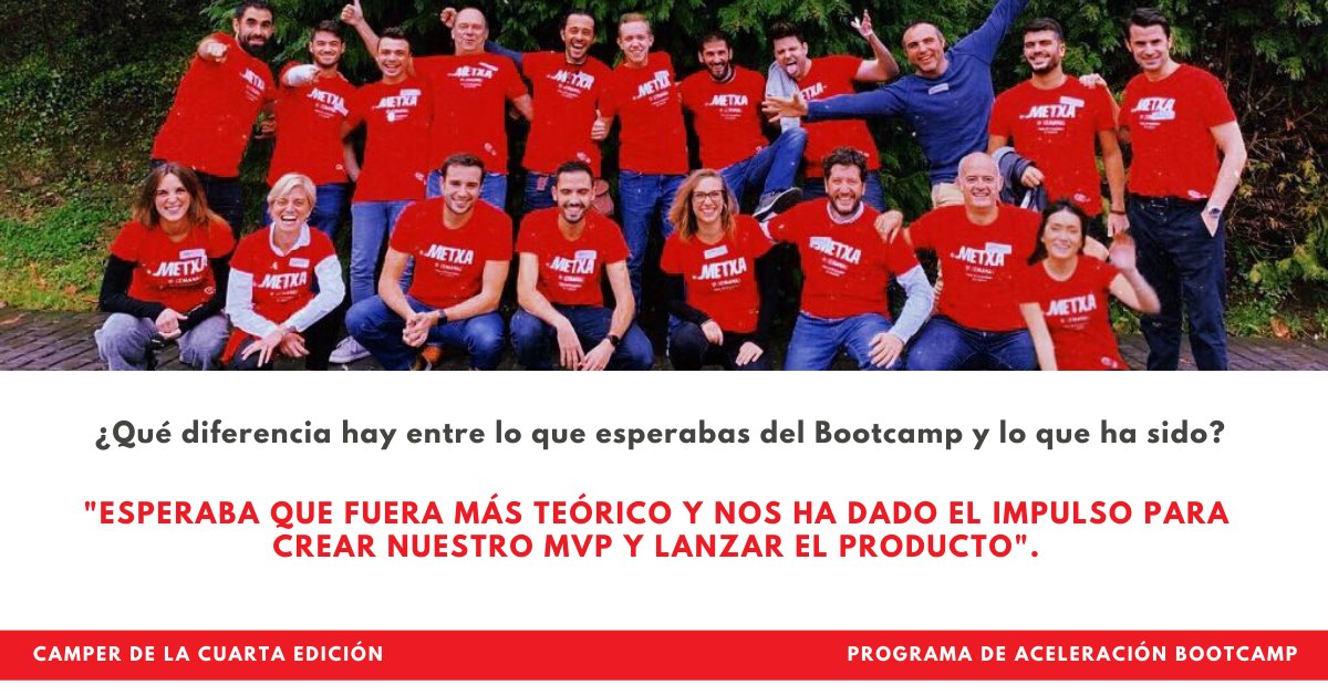 Metxa_Emprende's tweet photo. Últimos días para inscribirse en la quinta convocatoria del programa #MetxaBootcamp 💥
👉 https://t.co/b9dpbp7OeU https://t.co/Jue7Q0Yhk0