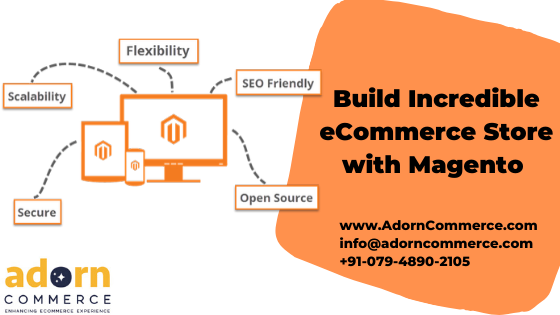 AdornCommerce's tweet photo. Build eCommerce Store with Magento,
1) Versatile Content Management
2) Mobile-Friendly Configuration
3) Advanced Search Engine Optimization
4) Powerful and Spacious
5) Built-in Upsells and Cross-sells
#magento #webdevelopment #ecommerce2020 #adorncommerce https://t.co/8Ni6iNSTuz