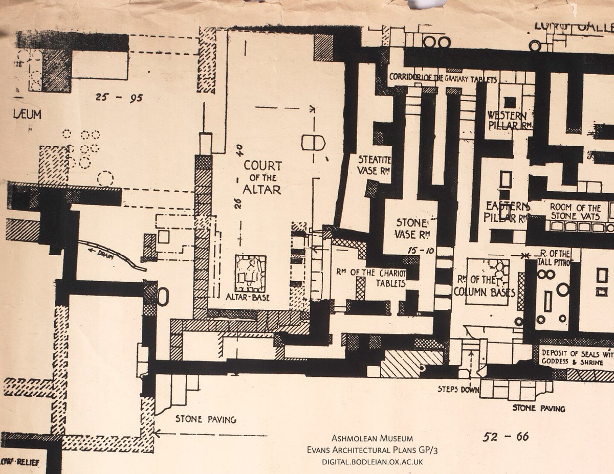 Ground plan of the palace at Knossos.
