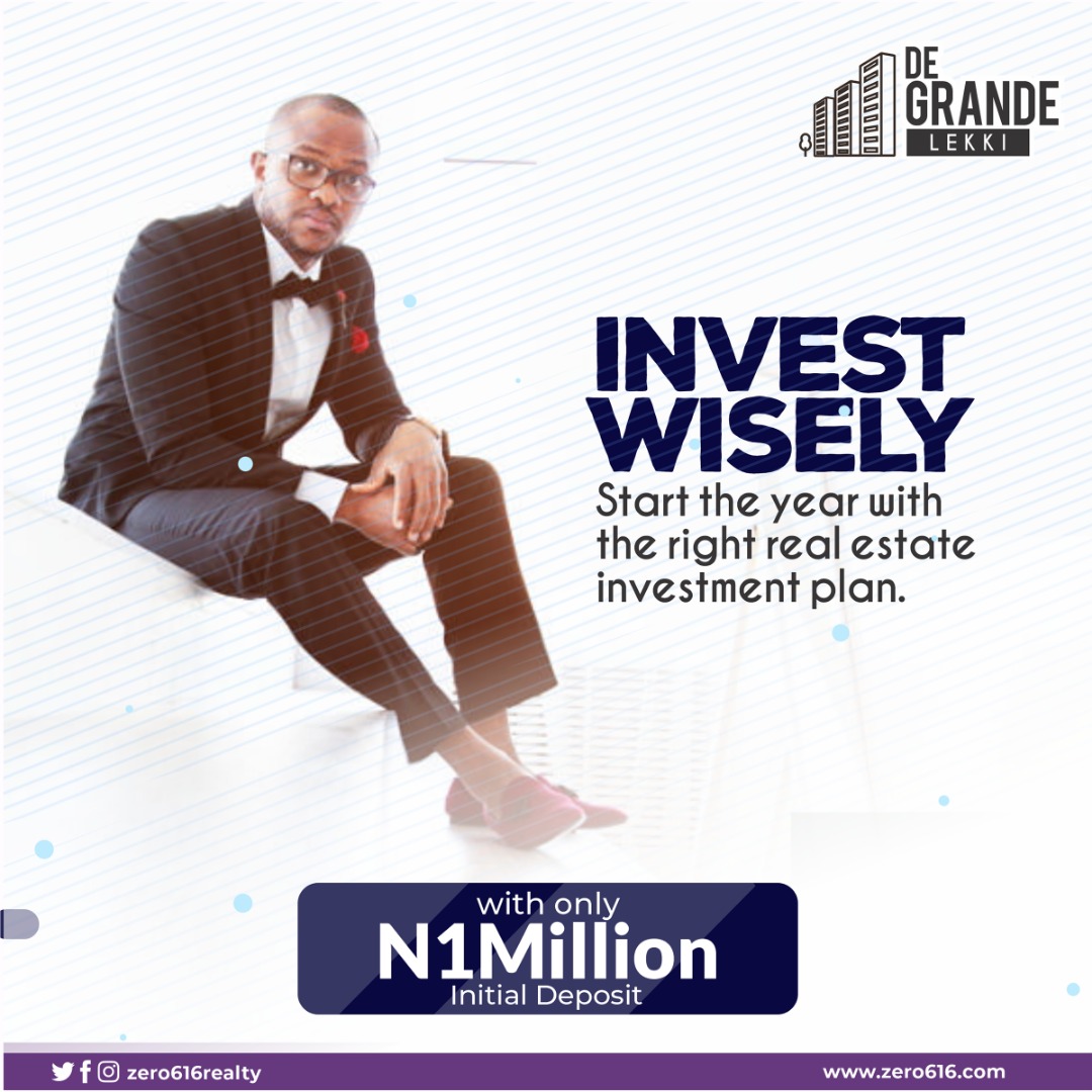 Zero616Realty's tweet photo. We are offering you an opportunity to own a luxury property in Lekki at a budget that's convenient for you. 
With an initial deposit of N1million, you can conveniently spread balance in 10 years. 

What are you waiting for? Call 08183838217 now for more information.

#BeAKing https://t.co/uFWHqE3x7G