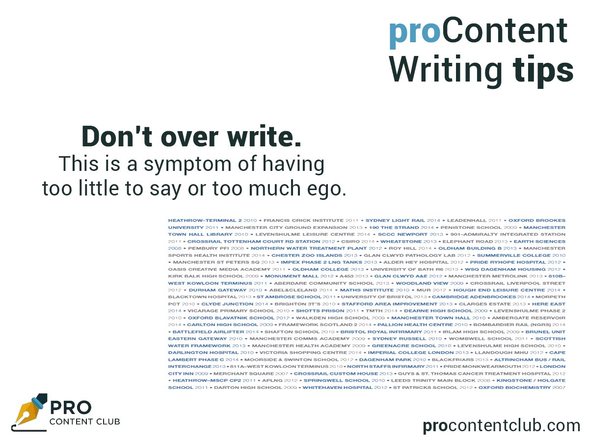 ProContentClub1's tweet image. Keep it authentic. Keep it to the point. 

#ContentWriting #WritingTips #ProContentClub