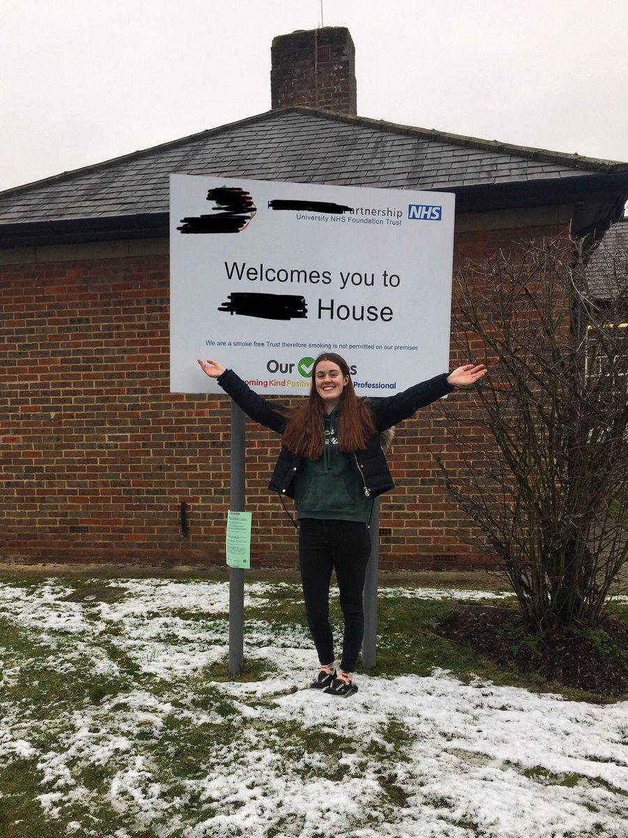 ItsEmilyKaty's tweet photo. 1 year ago today I was discharged from a camhs unit for the last time. Now I’m on my first placement as a student mental health nurse. Pain turned into purpose and I’m so excited to continue this journey.

‘Don’t lose hope. There are a thousand beautiful things waiting for you.’ https://t.co/GMSLcnU0Ml