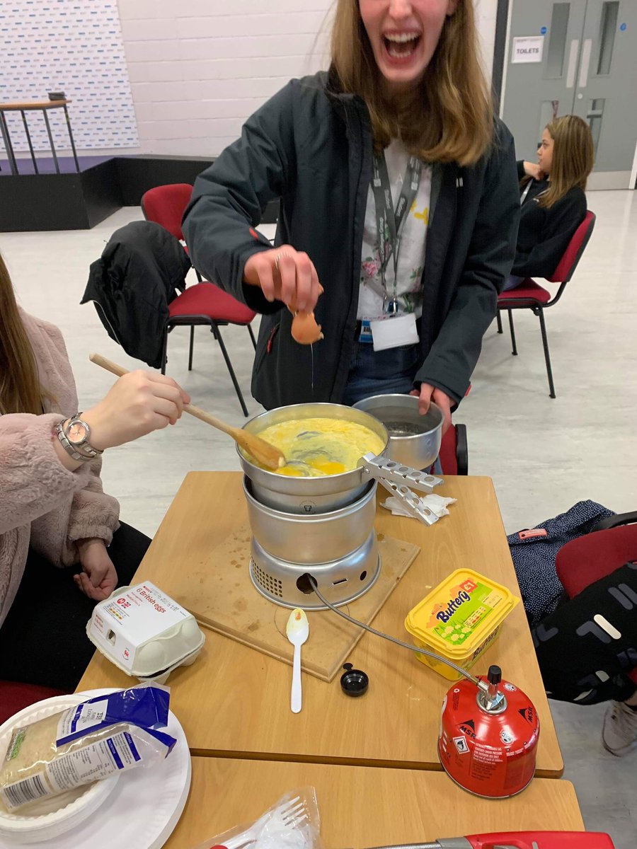 StudentNlc's tweet image. Travel and Tourism students putting their cooking skills to the test by planning meals for their upcoming Duke of Edinburgh expedition. Good work everyone! @DofE @NorthLindsey