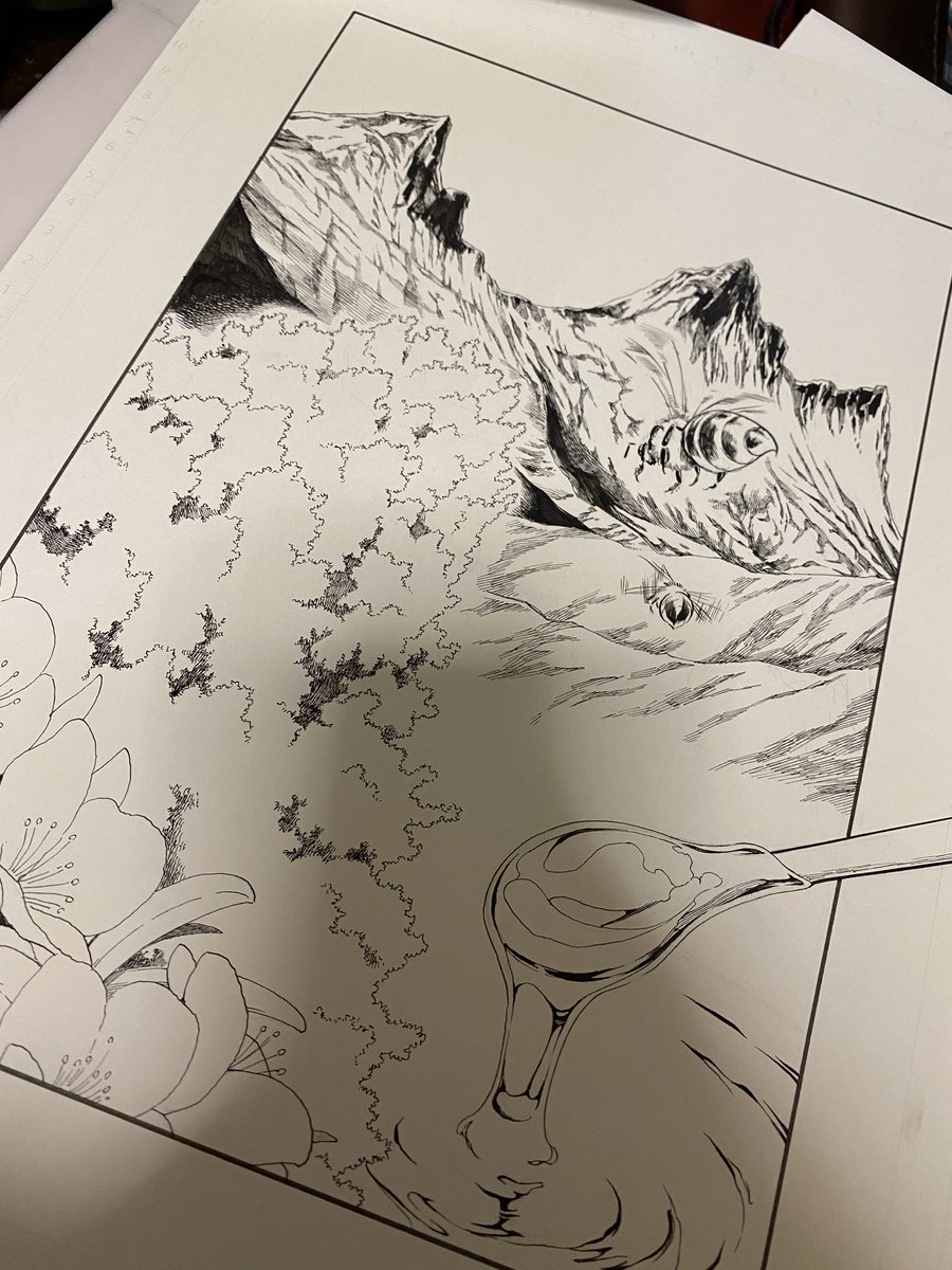 今日もたくさんの方、ライブに来て下さりありがとうございました?
おかげさまで良いクレイドルマウンテンが描けました!
#聖樹のパン 