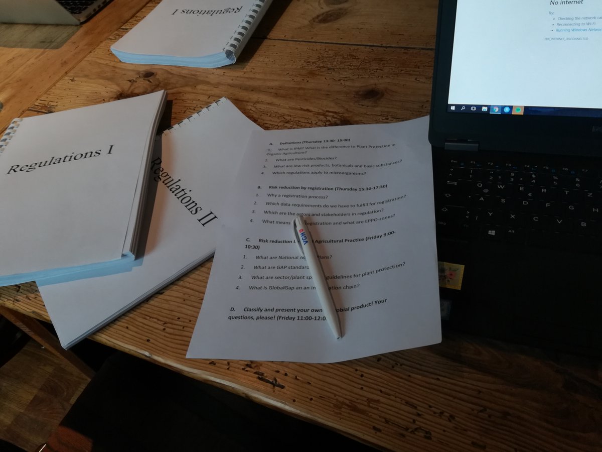 micrometabolite's tweet photo. We participated in a workshop on the registration of Plant Protection Products and regulatory and legislation issues of different microbial products. We had lot of conversation and tasks to work on by ourselves. Thank you Falko Feldmann from #jki Julius Kühn Institute! #ppp #ipm https://t.co/leebeDi827