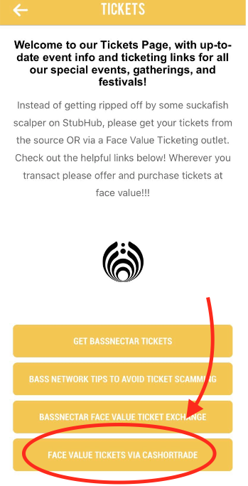 CashorTrade's tweet image. Tickets for @Bassnectar's 13th Basscenter Festival went on sale this morning and SOLD OUT in a manner of minutes despite the upgrade to a much larger venue. Visit CashorTrade.org find Face Value Basscenter XIII tickets!

#bassnectar #basscenter #basscenterXIII #bassfam