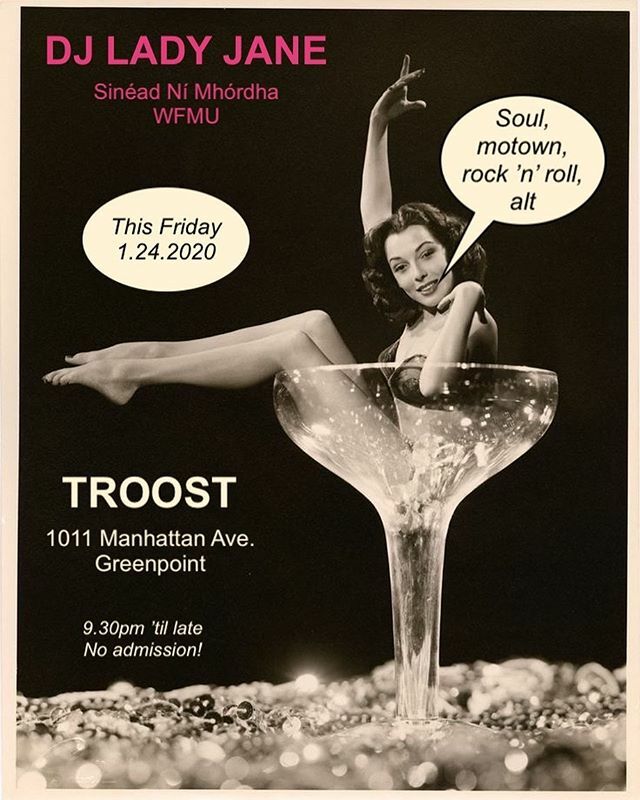 troostnyc's tweet photo. DJ LADY JANE TONIGT💥(Sinéad WFMU) @sineadnimhordha https://t.co/TAJRDkYH8d