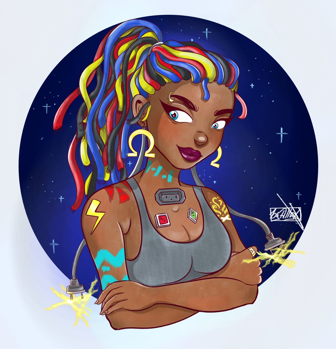 allyoda_'s tweet photo. Puisque insta veut plus de moi, laissez-moi poster le perso le plus cool que j'aie jamais créé ! J'suis pas encore fixée sur le nom, j'ai reçu des propositions cool de plusieurs personnes donc faut que je choisisse Haha
#dessin #art #artwork #oc #sodamncool #proudmommy #drawing https://t.co/nf5XQpVlG5