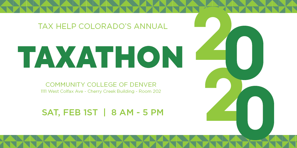 garycommunity's tweet photo. It's tax season! Join @TaxHelpCO next Saturday, February 1 at @CCDedu for #Taxathon! Anyone who earned $56,000 or less can file taxes for free from 8am - 5pm. 

Learn more about #Taxathon here: https://t.co/xoCtb4PI1E https://t.co/MhcI4eYAj9