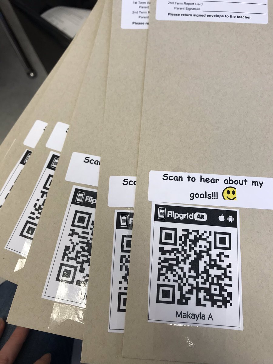 mrscjohnson1980's tweet photo. Thanks @Flipgrid for making it so easy to share my students goals with their families #rcsdconnect #reportcardtime @StJosaphat @RCSD_No81 https://t.co/QhkdDEVklW