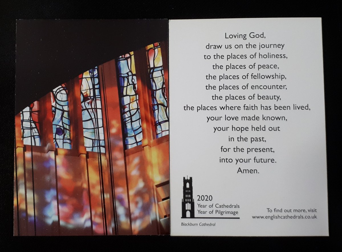 The @engcathedrals prayer cards have arrived for #yearofcathedrals #yearofpilgrimage @cofelancs