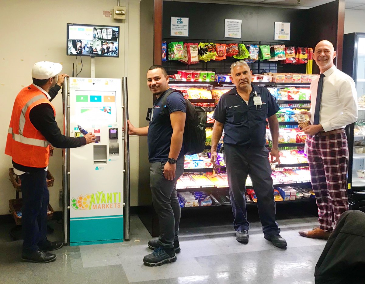 firstclassvend's tweet photo. A new day and a new market! 😀 Find out why offices are switching! Email us! info@firstclassvending.com 

#MicroMarket #SanDiego #Beverages #Snacks #breakroom https://t.co/R0n7vqhAC3