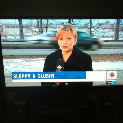 jimmydhughes's tweet photo. I have a screenshot file of television #weatheranchors  experiencing on-air #indignation. Early in her career @IAmJodiHughes was the victim of an untimely banner 😂on @CBCCalgary Now my favorite daughter loves  @GlobalCalgary #HelloCalgary “Channel 2&amp;7 loves you” @Linda_Olsen https://t.co/uiK04XwZYq