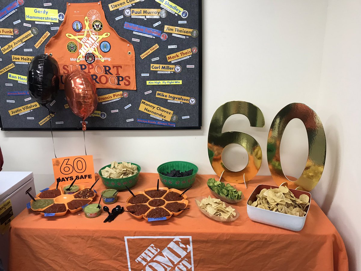 Store 2843 working their way to club 365, celebrating 60 days safe today. <a href="/BurroughsPaul/">Paul Burroughs</a> <a href="/christina_l4747/">Christina Larson</a> <a href="/wolff1012016/">Ashley</a> <a href="/belford_melissa/">Melissa Beth Belford</a> <a href="/1rawone/">Raffee wright</a> @KevinMasseyTHD <a href="/CampSweenScott/">Scott Sweeney</a>