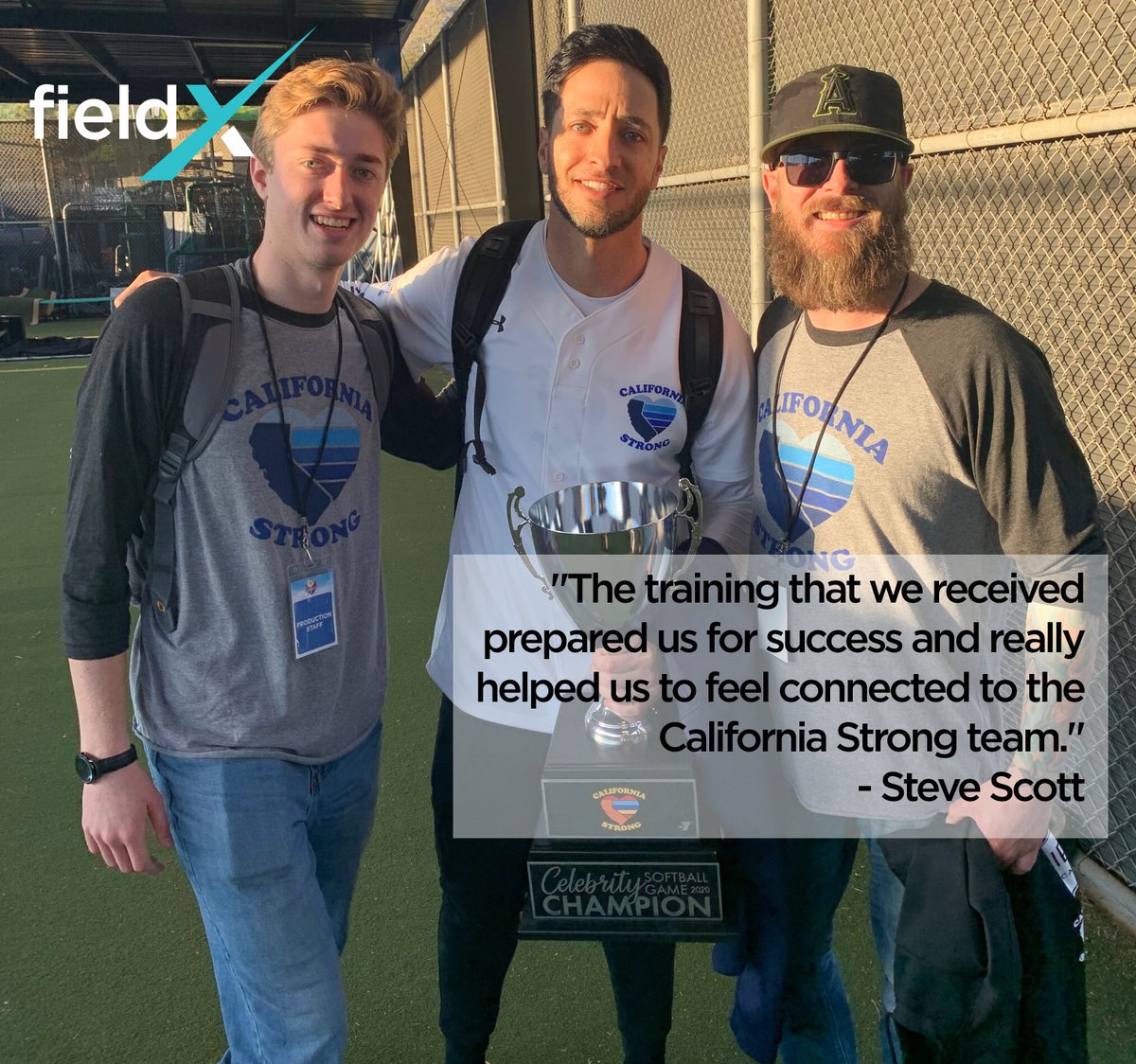 fieldxperience's tweet photo. Freshman Steve Scott had his first fieldXperience with California Strong and is looking forward to many more!
#fieldX #fieldXperience #internships #CaliforniaStrong https://t.co/VmkU3UfAnI