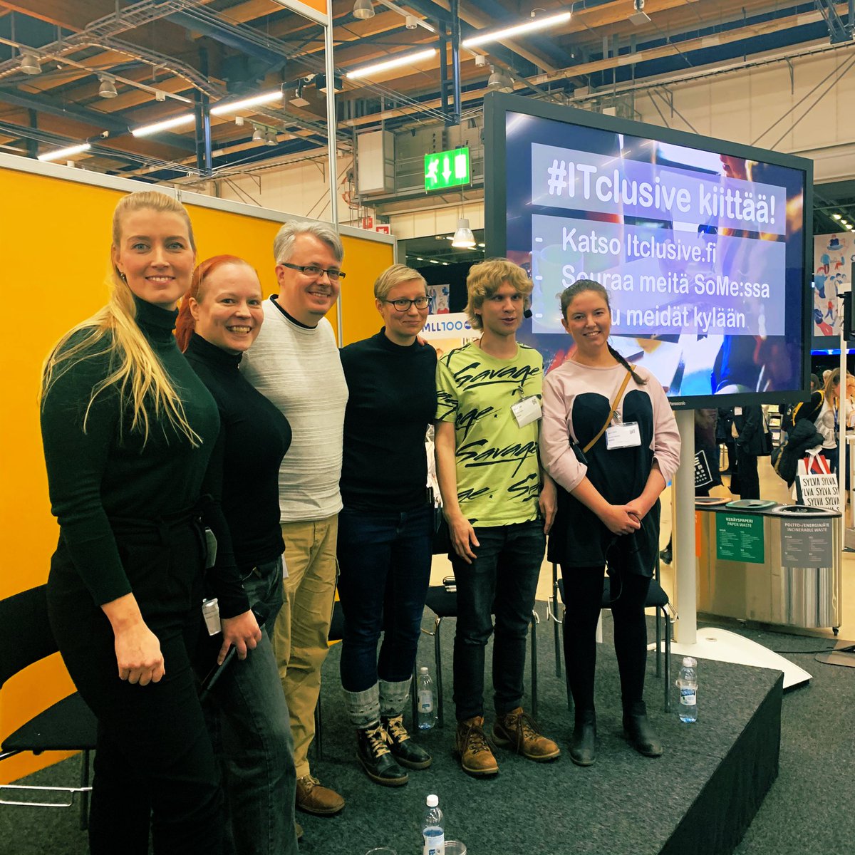itclusive's tweet photo. The #ITclusive panel answered questions like: what #stereotypes of the #IT industry would you like to debunk? How is #diversity a strength in this field? What kind of support helped you get into the industry? Advice for teachers to support diverse students into IT? #educamessut https://t.co/kaGOtI7PwN