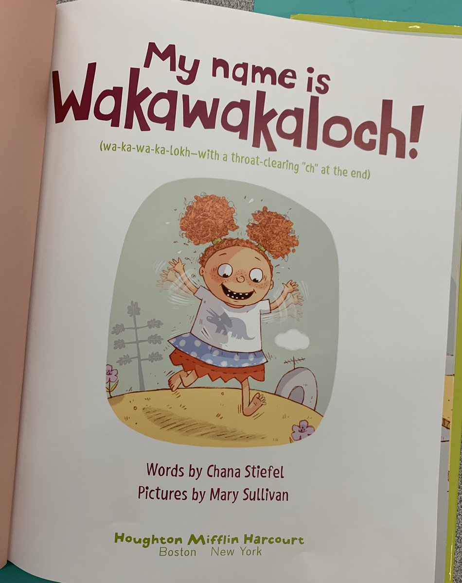 MrsGutierrezKL's tweet photo. Today this story gave us some new juicy words to expand our vocabulary. It also gave us the opportunity to talk about names, differences, & emotions. Thx for the book giveaway @chanastiefel @LeadAndLearn #marysullivan #bookposse #klleaders https://t.co/MJI9xc678e